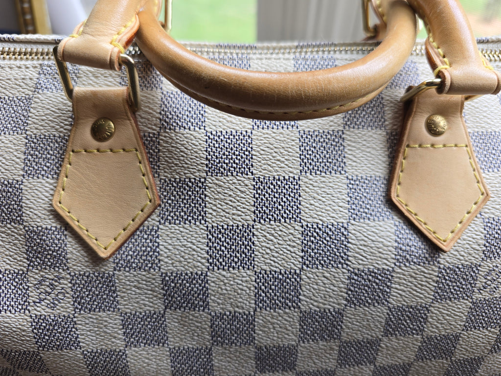 Authentic Louis Vuitton Damier Azur Speedy 30 (2007)