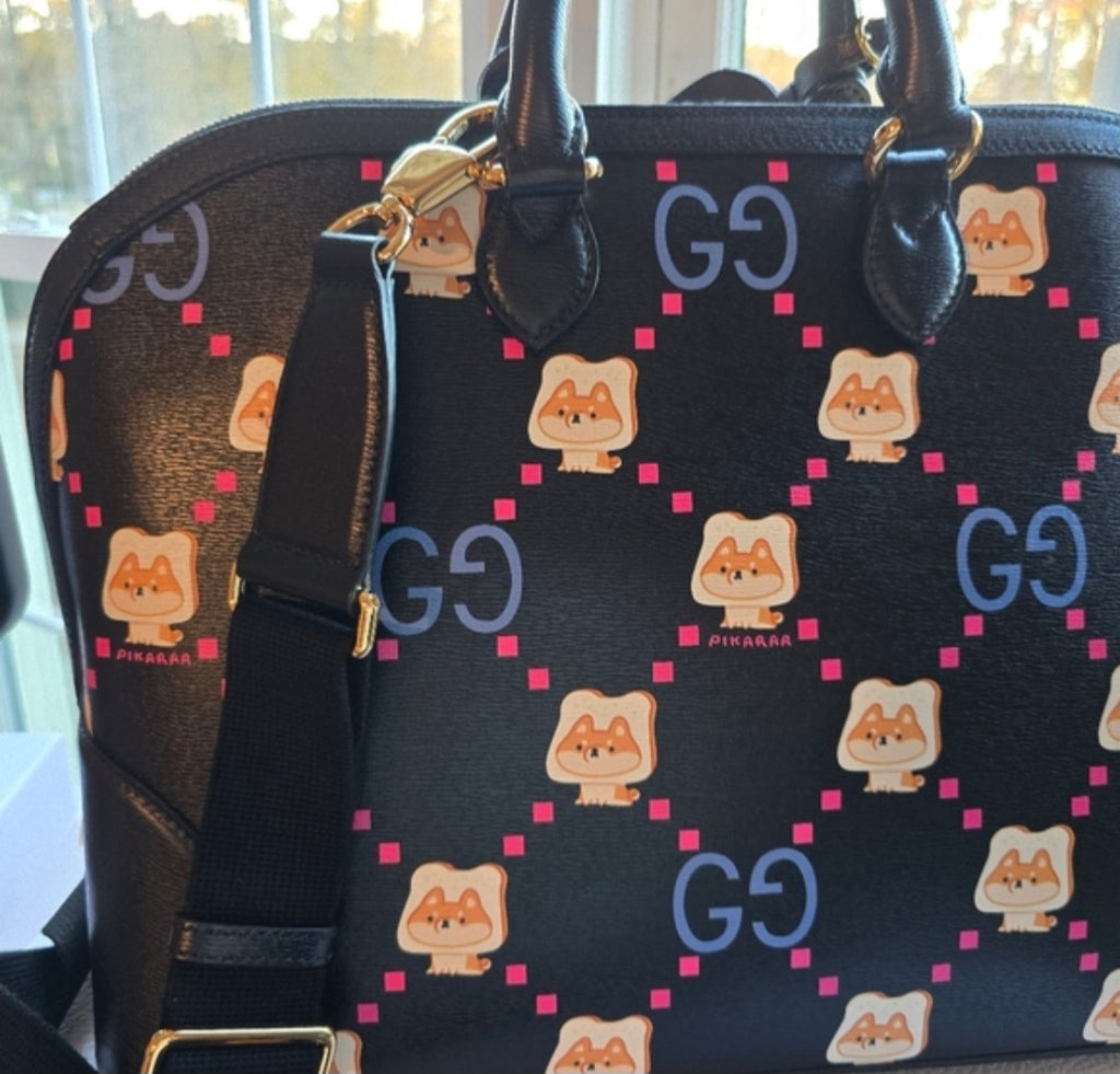 Authentic Gucci Pikarar Kawaii Dome Satchel