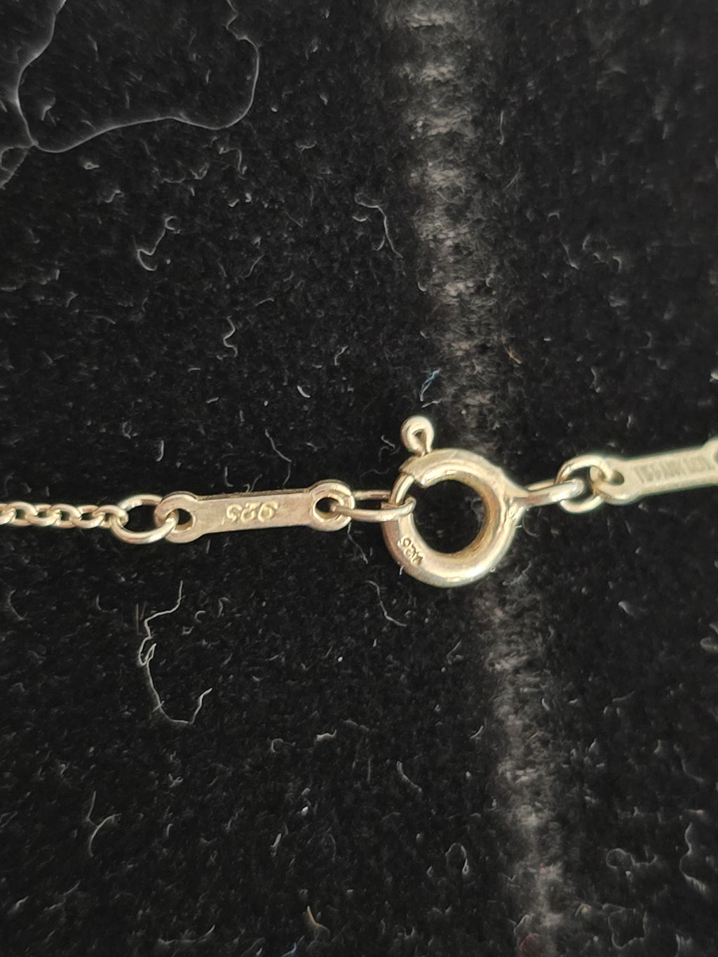 Authentic Tiffany & Co. Elsa Peretti Sterling Silver Eternal Circle Pendant Necklace